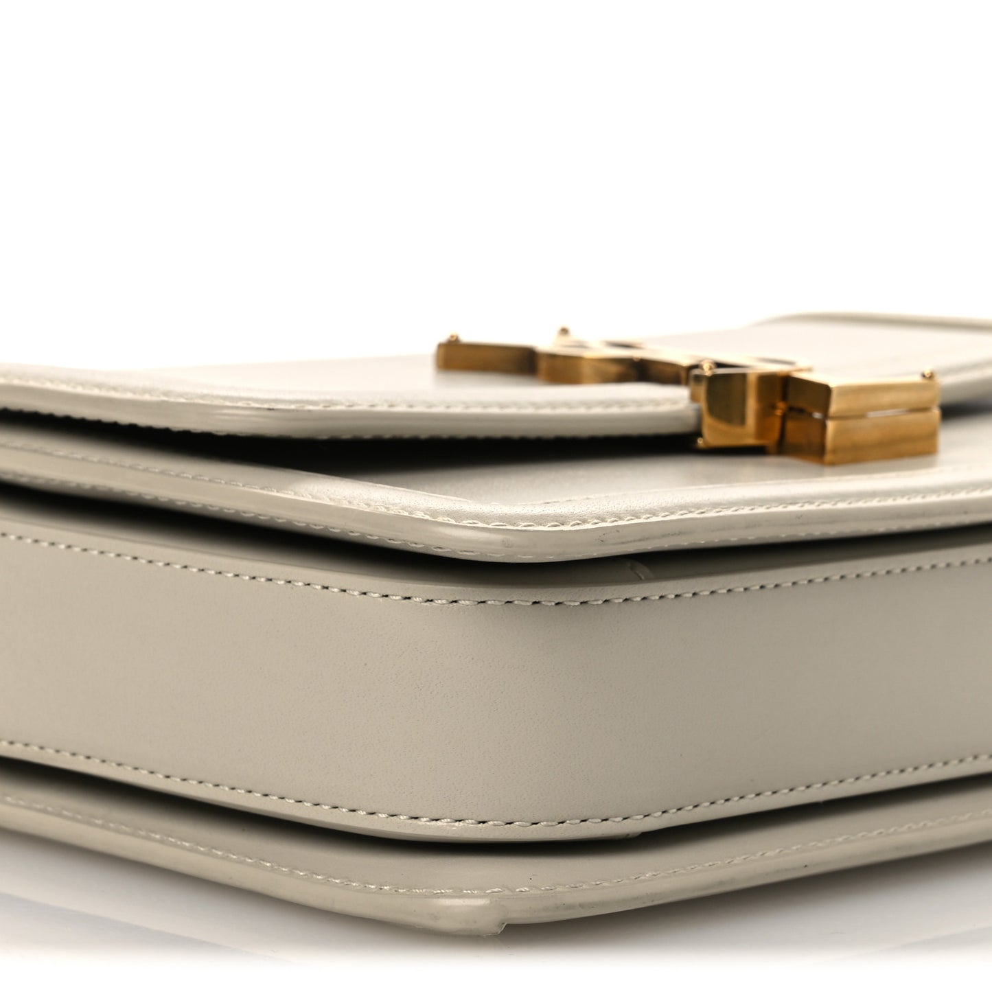 Smooth Calfskin Small Solferino Satchel Ivory