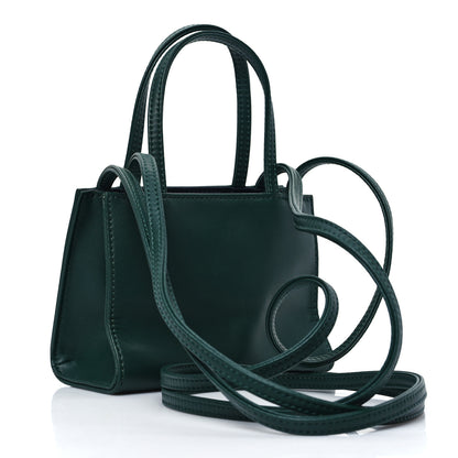 Telfar Vegan Leather Small Shopping Bag Dark Olive 3 of 10