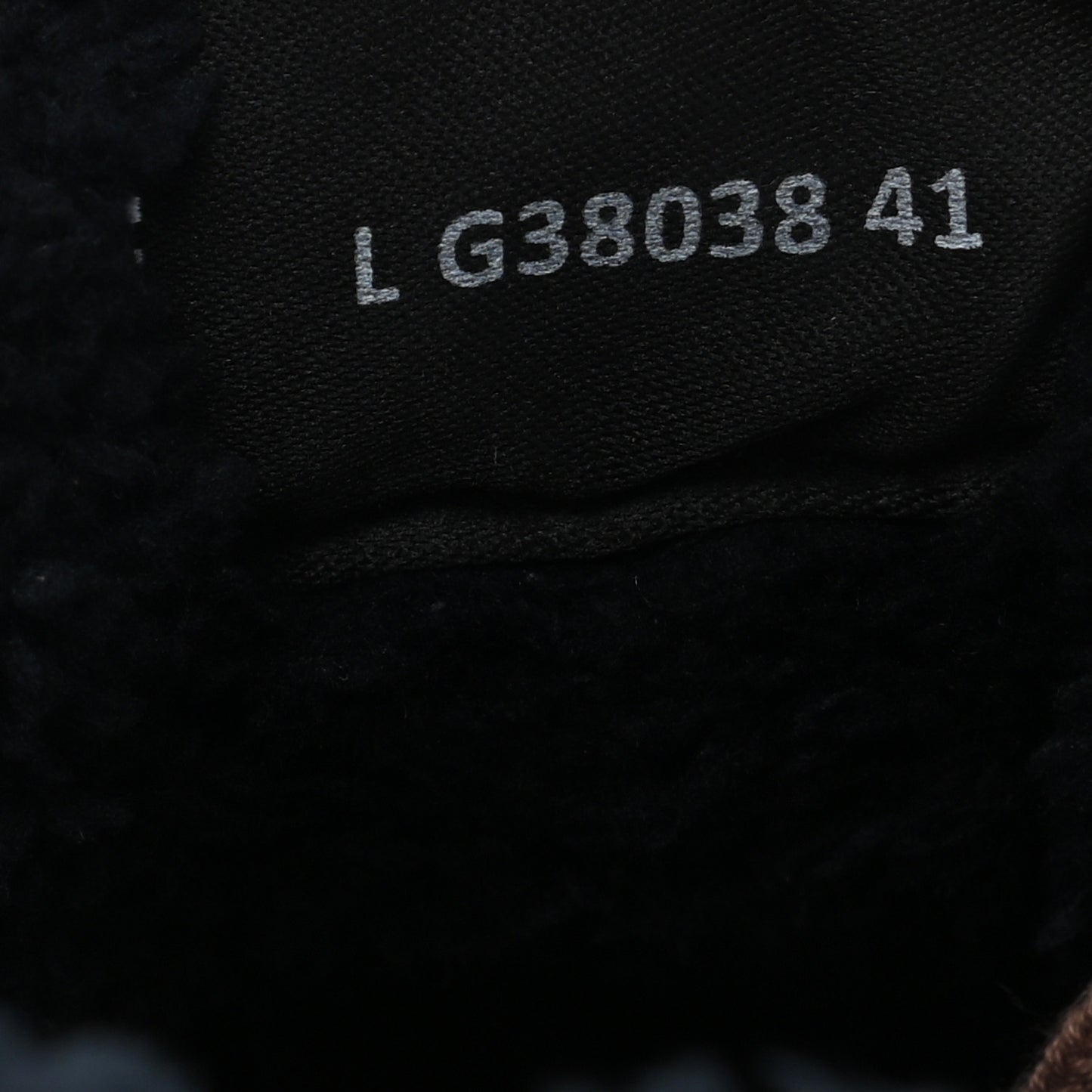 Fabric Suede Calfskin Logo Sneakers 41 Beige Black White
