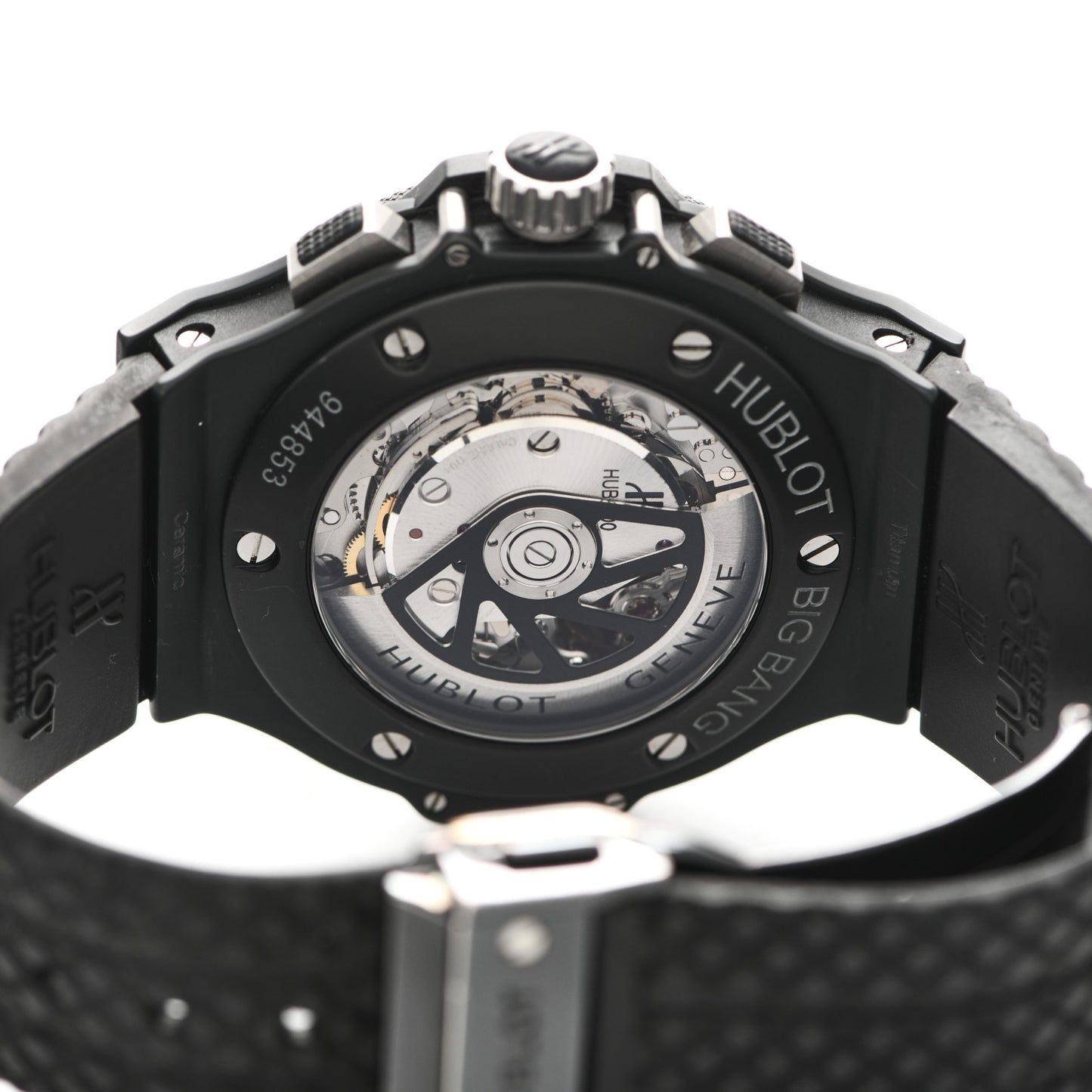 Ceramic Rubber 44mm Big Bang Black Magic Automatic Watch Black 301.CI.1770.RX