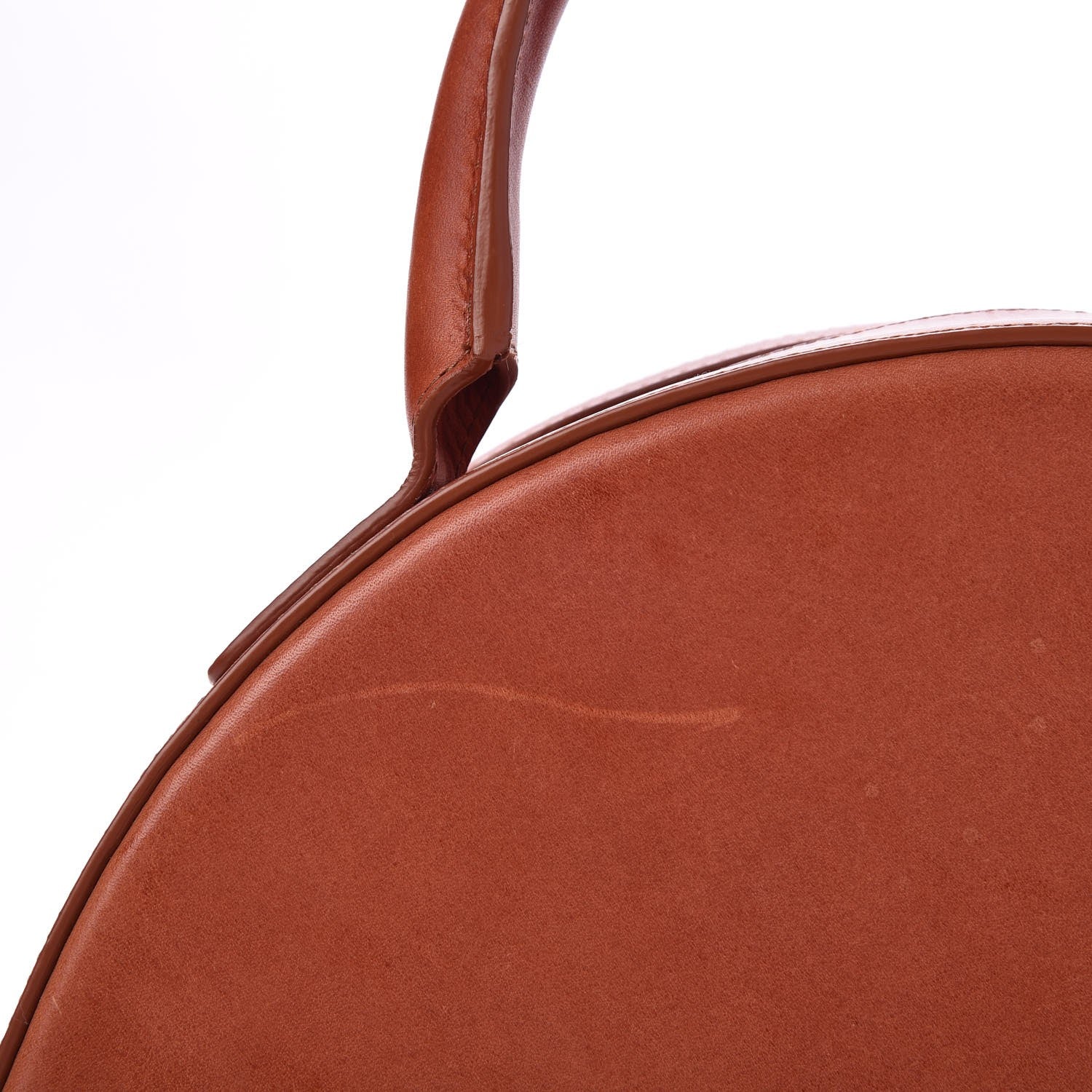 Mansur Gavriel Calfskin Circle Bag Brandy 9 of 10