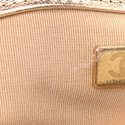 Chanel Metallic Calfskin Crochet Medium Chanel 19 Flap Gold 8 of 9