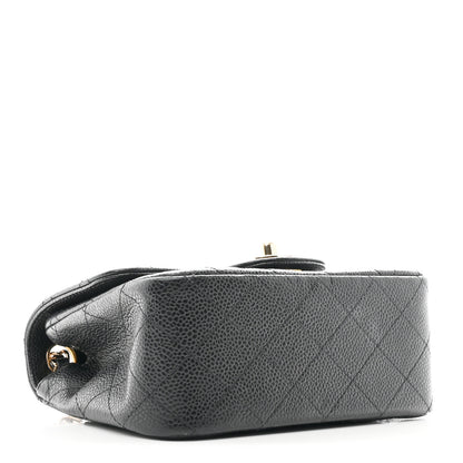 Chanel Caviar Quilted Mini Square Flap Black 4 of 13