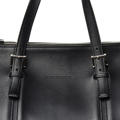 Burberry Calfskin Bowling Bag Black 9 of 9