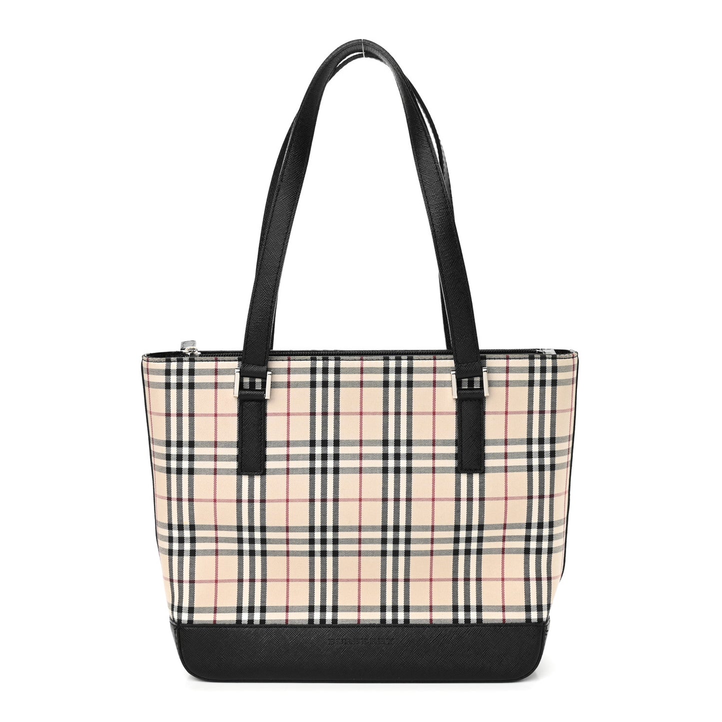 Vintage Check Tote Black