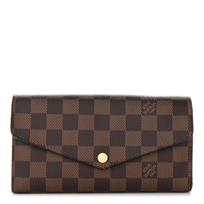 Louis Vuitton Damier Ebene Sarah Wallet NM 1 of 11