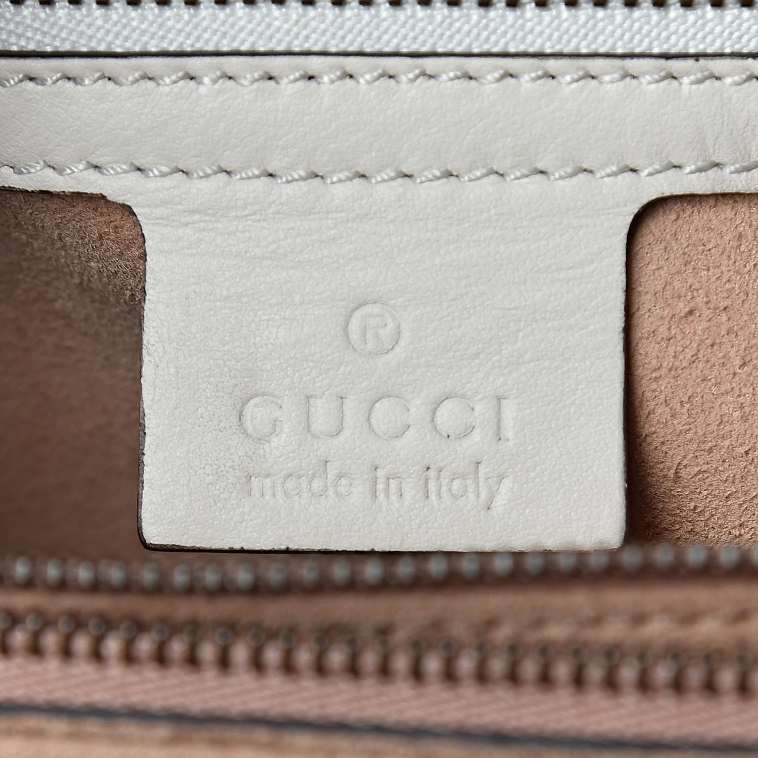 Gucci Calfskin Matelasse Medium GG Marmont Tote White 6 of 12