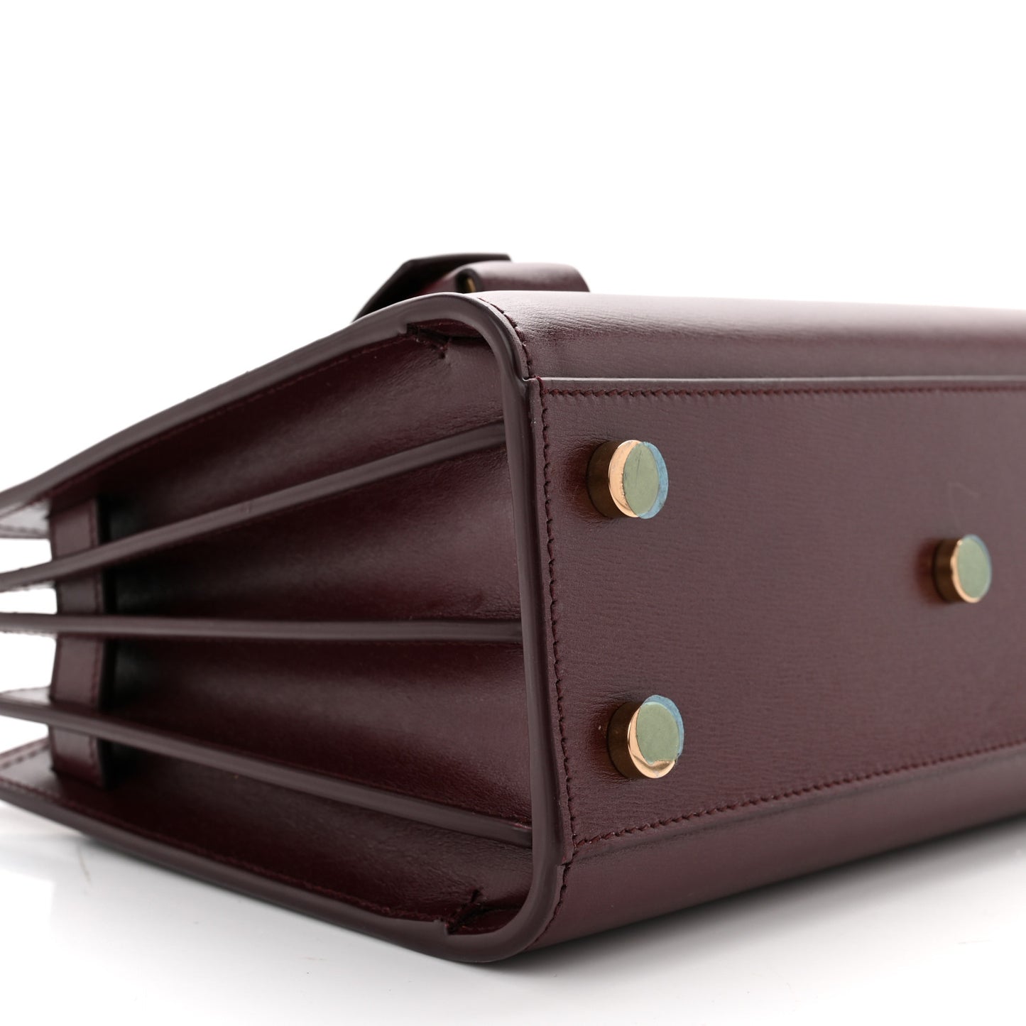 Calfskin Nano Sac De Jour Dark Amaranto