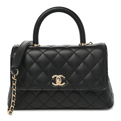 Chanel Caviar Quilted Mini Coco Handle Flap Black 1 of 9
