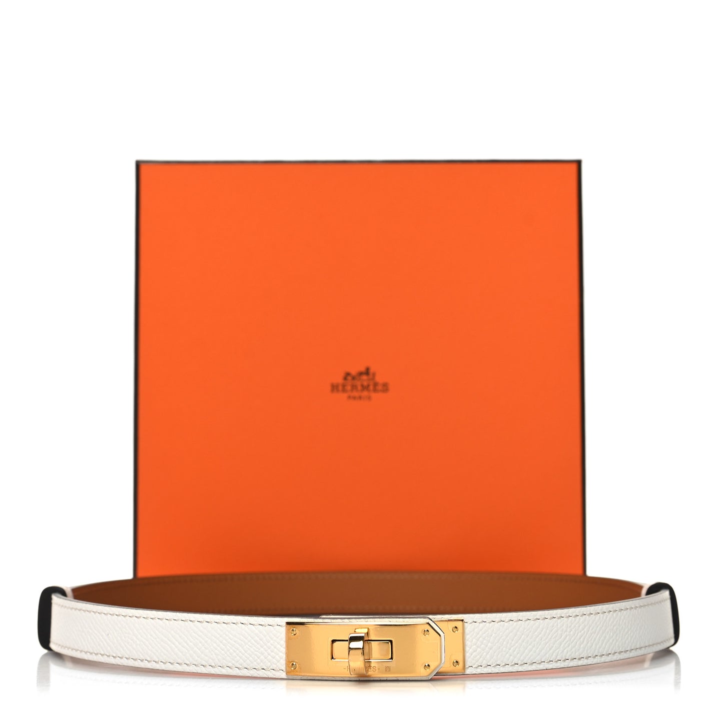 Epsom Kelly Belt White