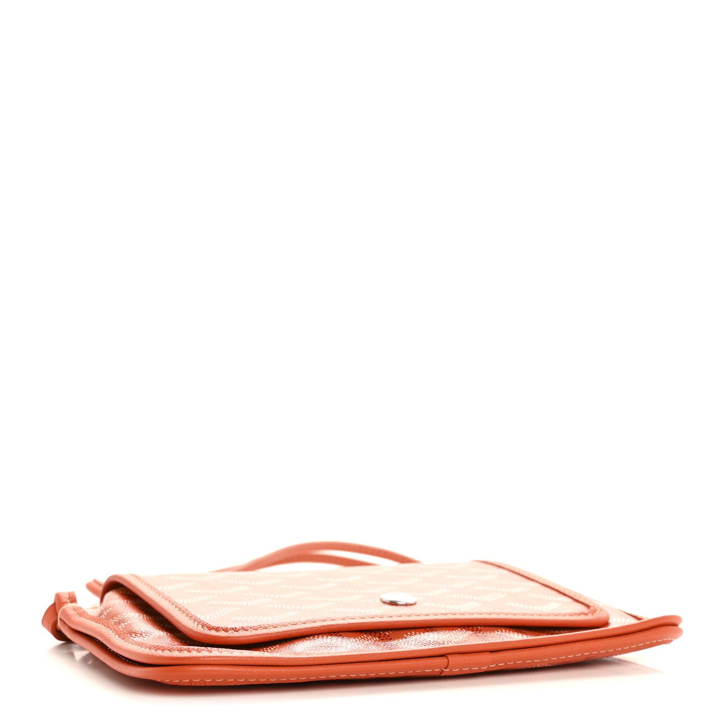 Goyardine Plumet Wallet Clutch Orange
