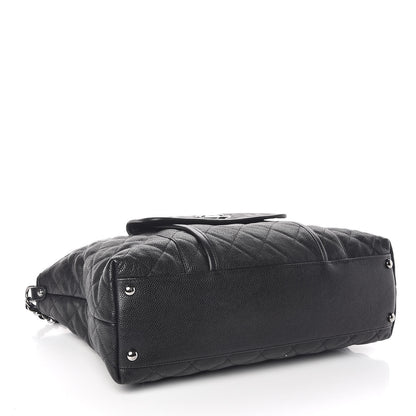 Chanel Caviar Quilted French Riviera Hobo Black 4 of 9