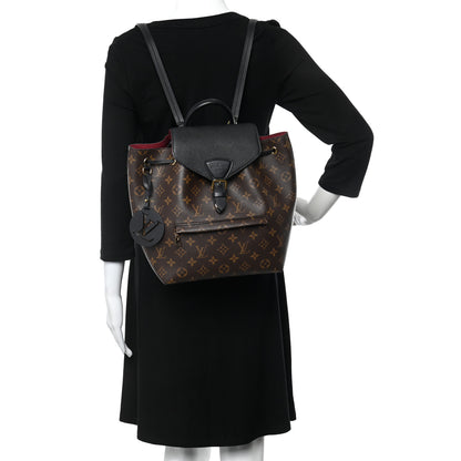 Louis Vuitton Monogram Montsouris PM Black 2 of 9