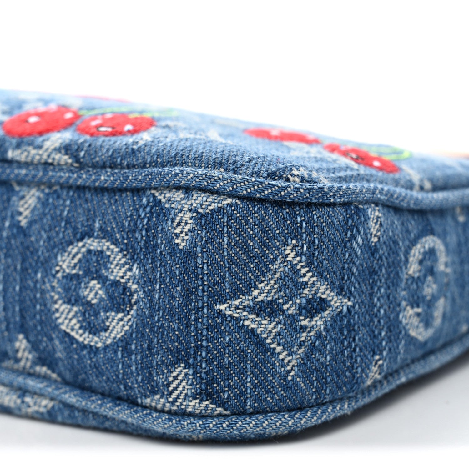 Louis Vuitton LV X TM Monogram Denim Cerises Pochette Accessories