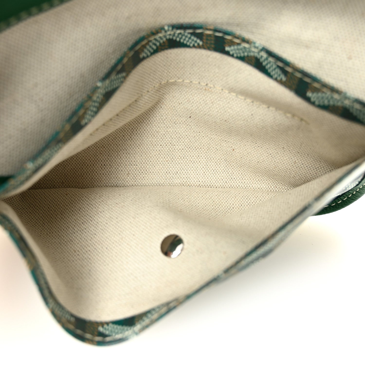 Goyard Goyardine Pouch Green 5 of 6