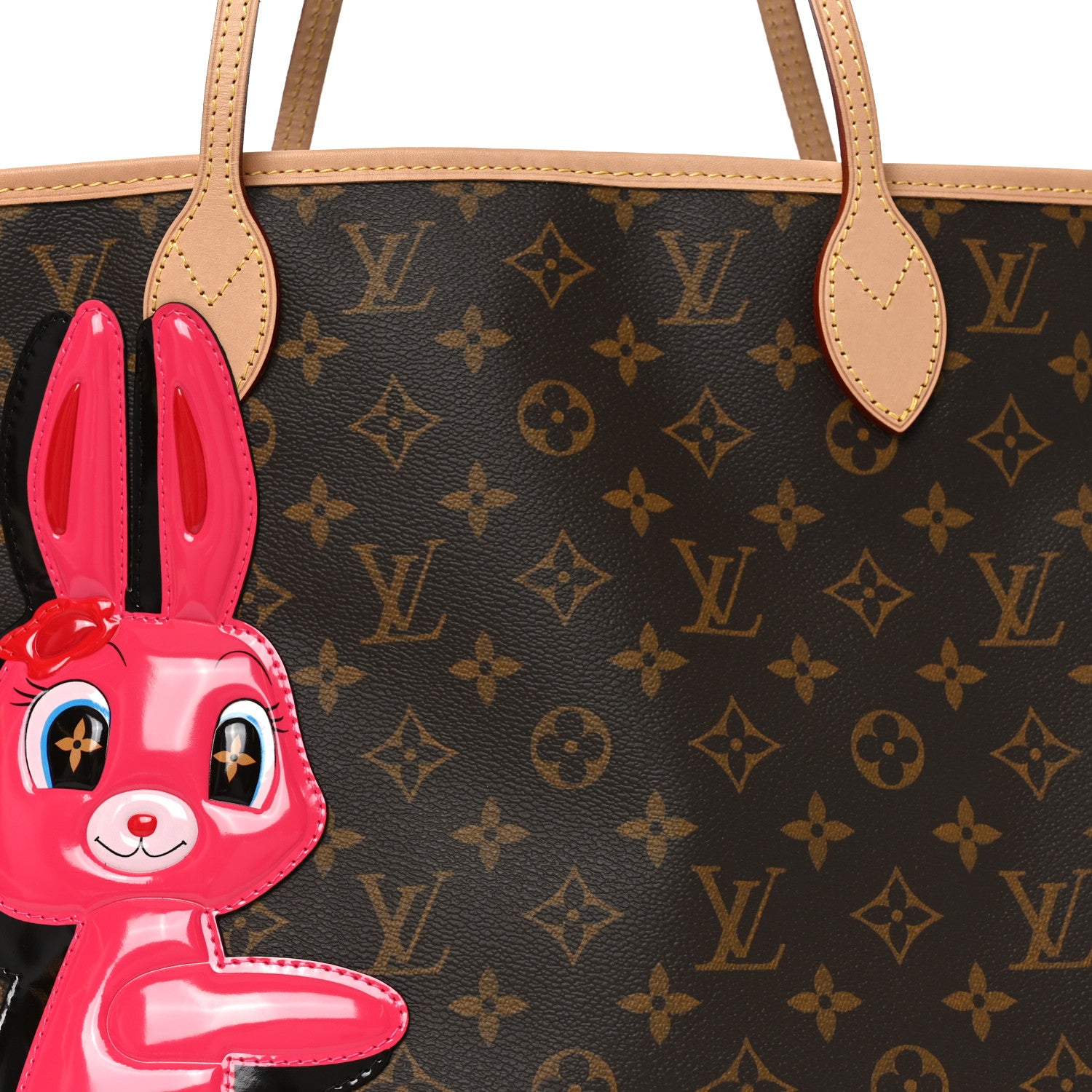 Louis Vuitton X Sun Yitian Monogram Rabbit Neverfull MM 1852811
