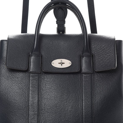 Mulberry Classic Grain Calfskin Small Bayswater Backpack Midnight Blue 7 of 17