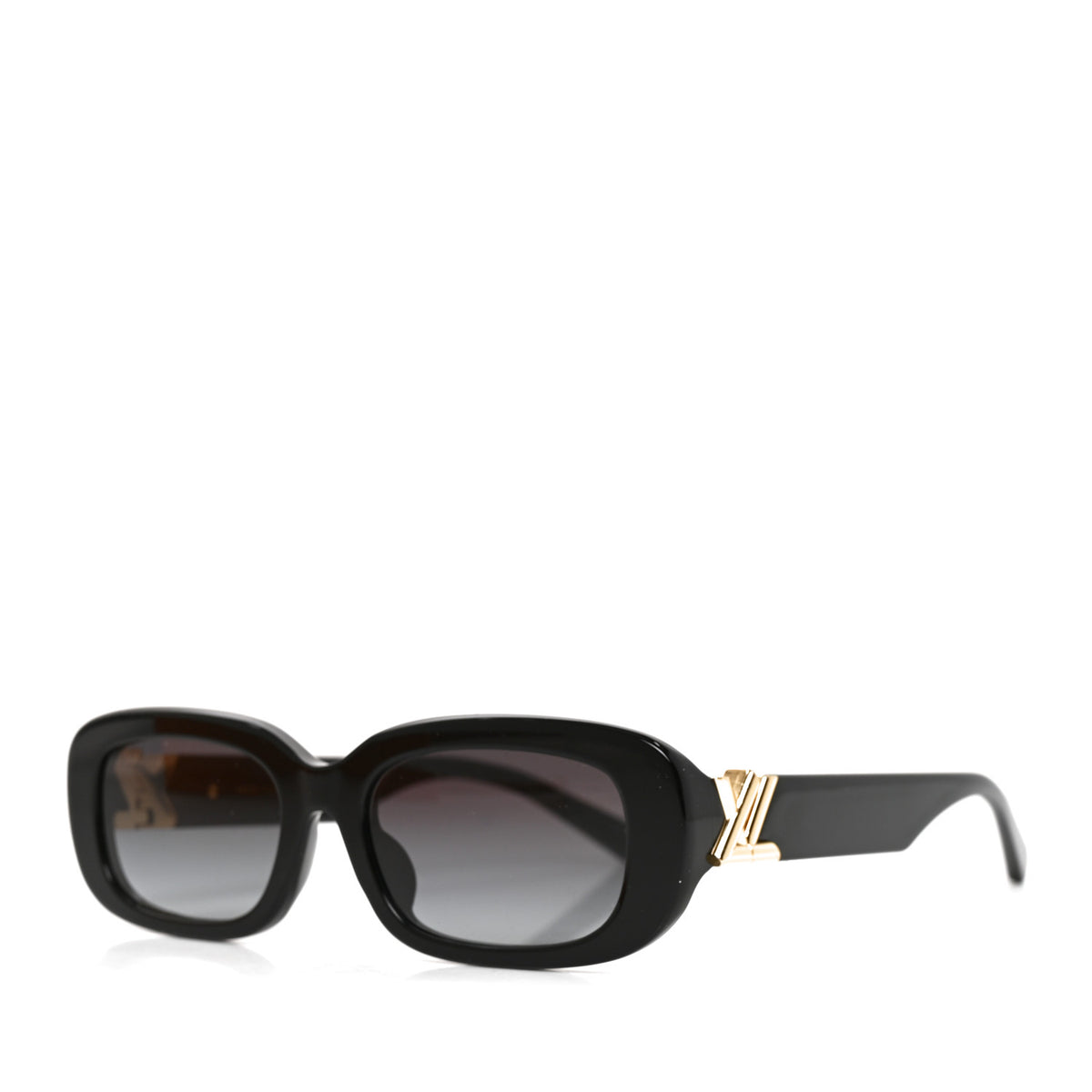 Acetate LV GO-14 Oval Sunglasses Z3013U Black