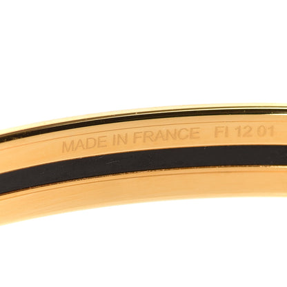 Hermes Enamel Printed Extra Narrow Bracelet 70 Rose 5 of 6