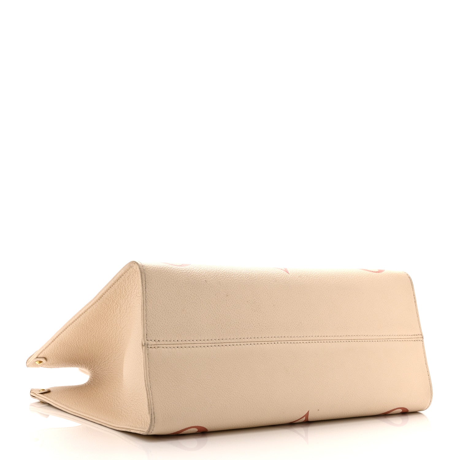 Louis Vuitton Empreinte Monogram Giant Onthego MM Creme Rose Trianon 4 of 9