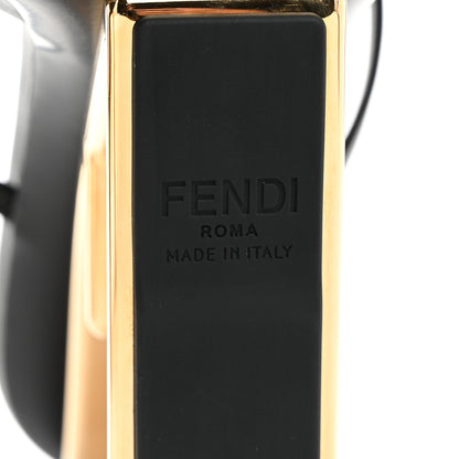 Fendi Calfskin Fendi First 95mm Slide Sandals 40 Black 7 of 8