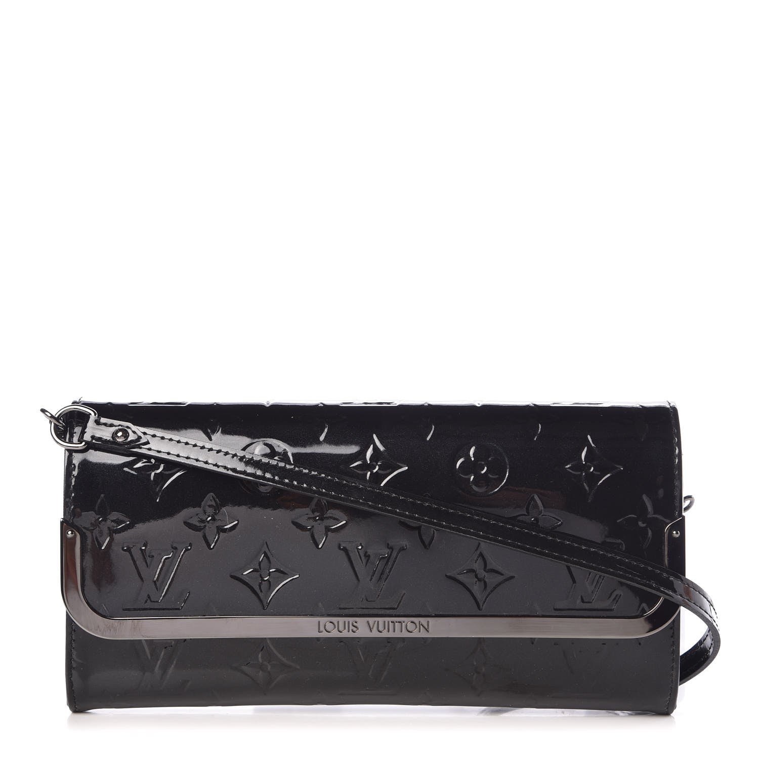 Louis Vuitton Vernis Rossmore MM Noir Magnetique 1 of 9