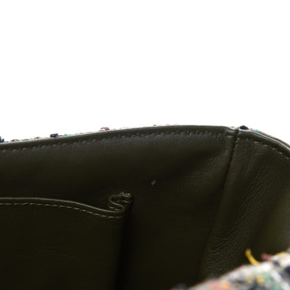 Chanel Tweed Sequins Havana Stroll Messenger Khaki 8 of 11