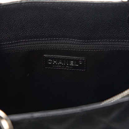 Chanel Caviar Quilted Grand Shopping Tote GST Black 6 of 12