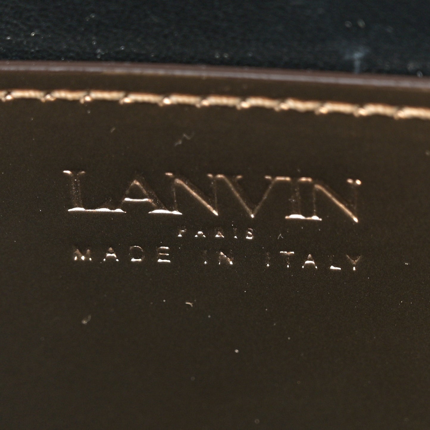 Metallic Calfskin Concerto Bag Gold