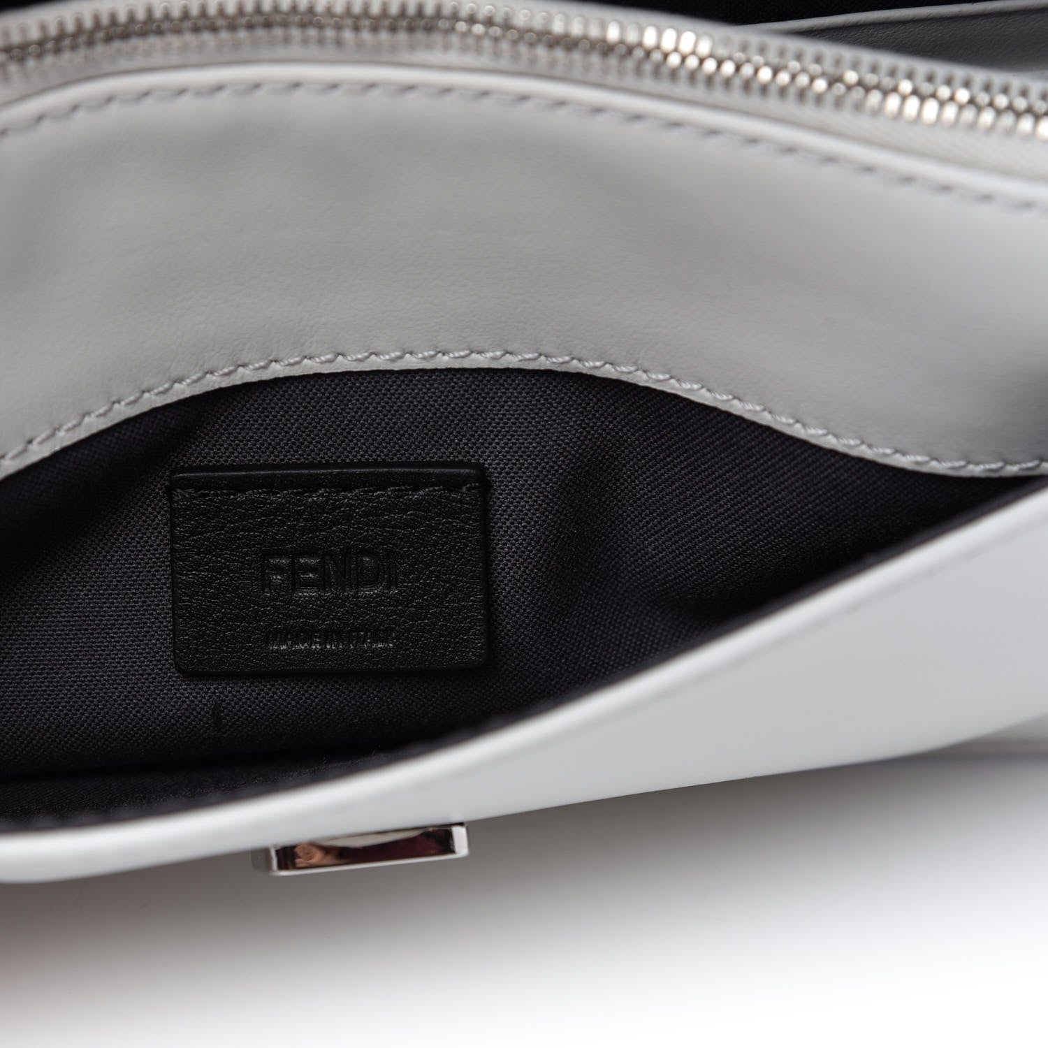 Fendi Vitello Century Lucido Nappa Flowerland Studded Tube Wallet On Chain White Ice Multicolor 8 of 11