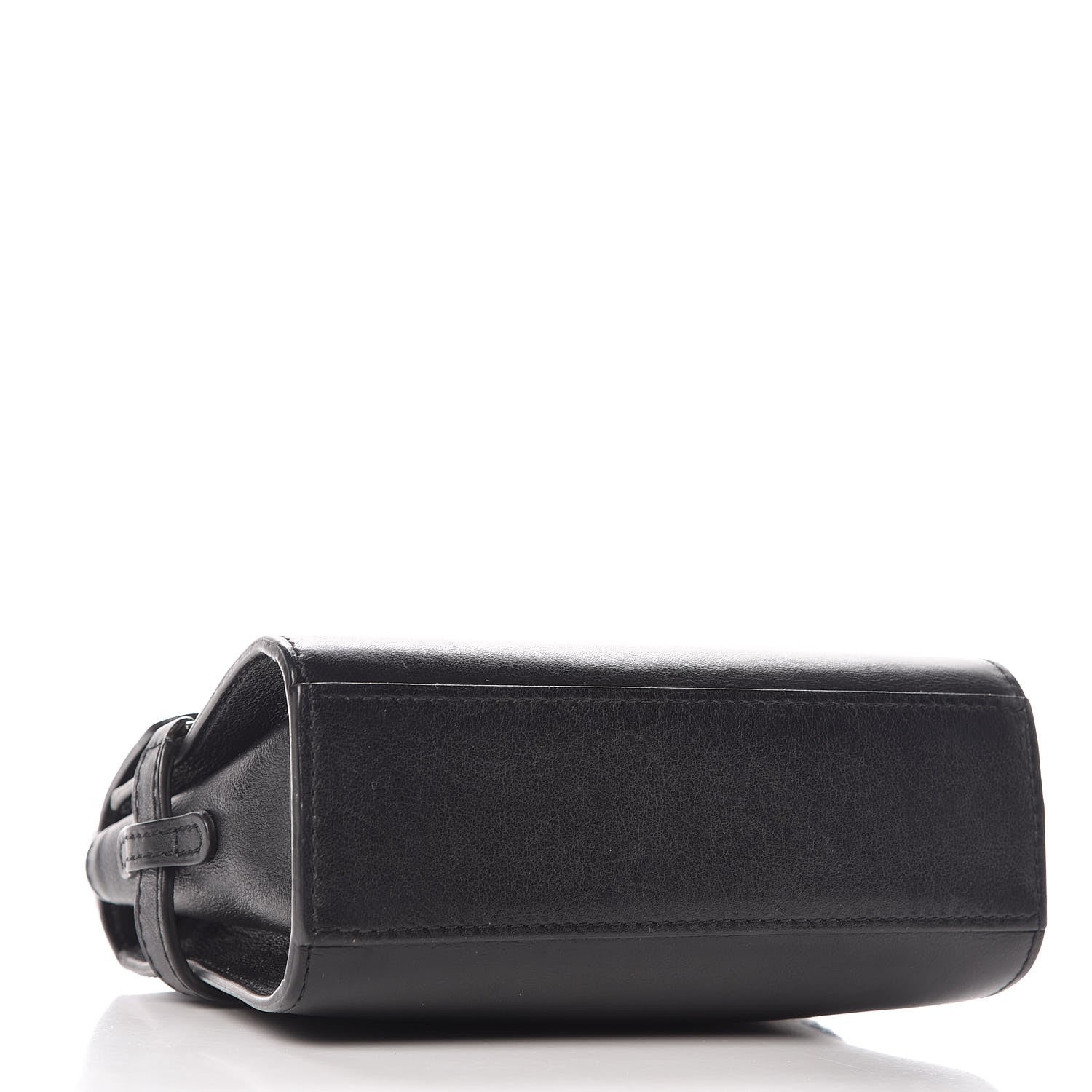 Delvaux Smooth Calfskin Micro Tempete Satchel Black 4 of 10