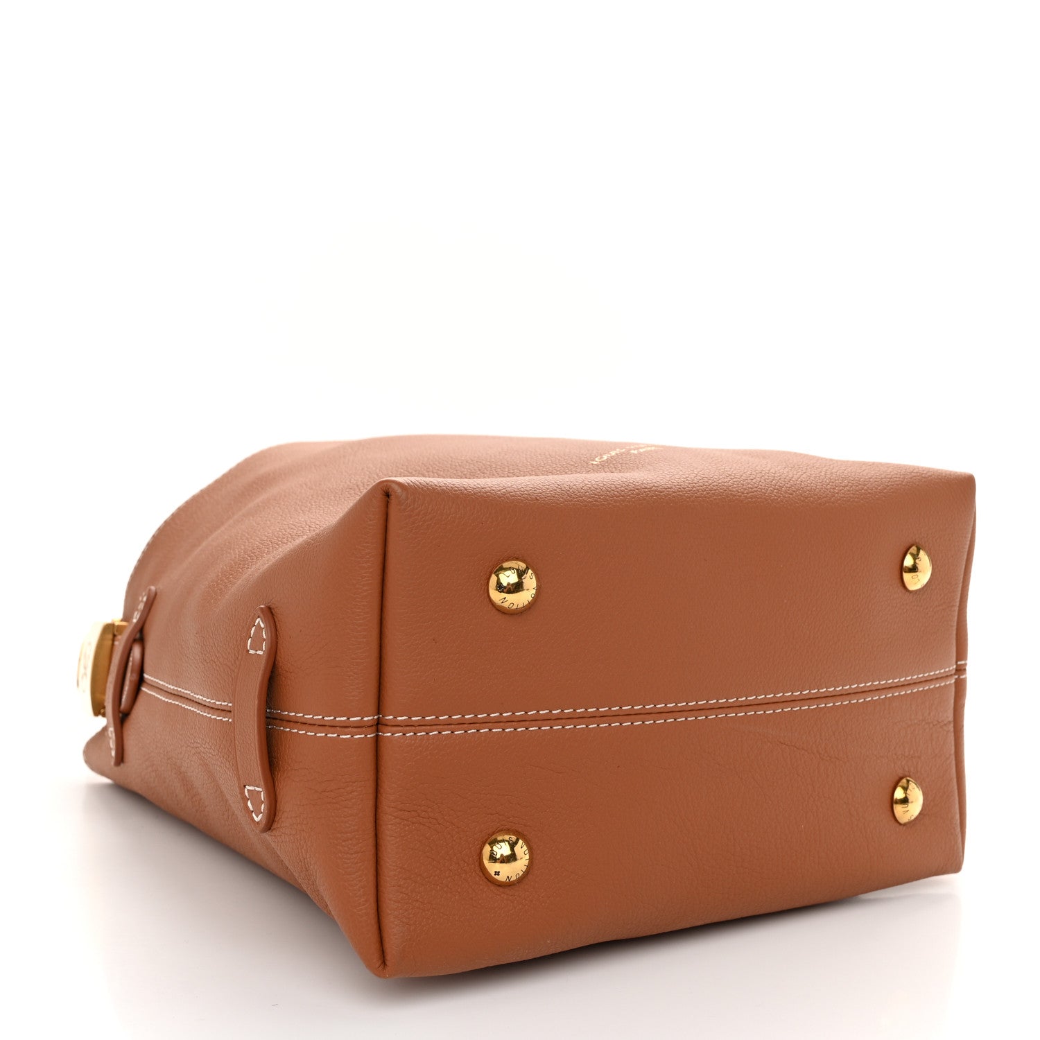 Louis Vuitton Grained Calfskin Low Key Hobo PM Cognac 5 of 10