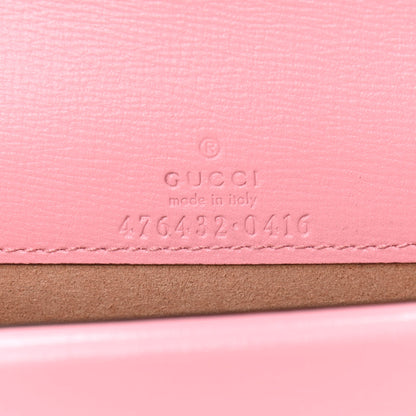 Gucci Azalea Calfskin Enamel Super Mini Dionysus Shoulder Bag New Cherry Red Wild Rose Off White 6 of 9