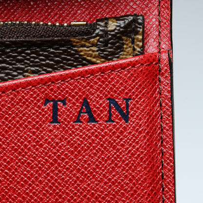 Louis Vuitton Monogram Josephine Wallet Red 8 of 8