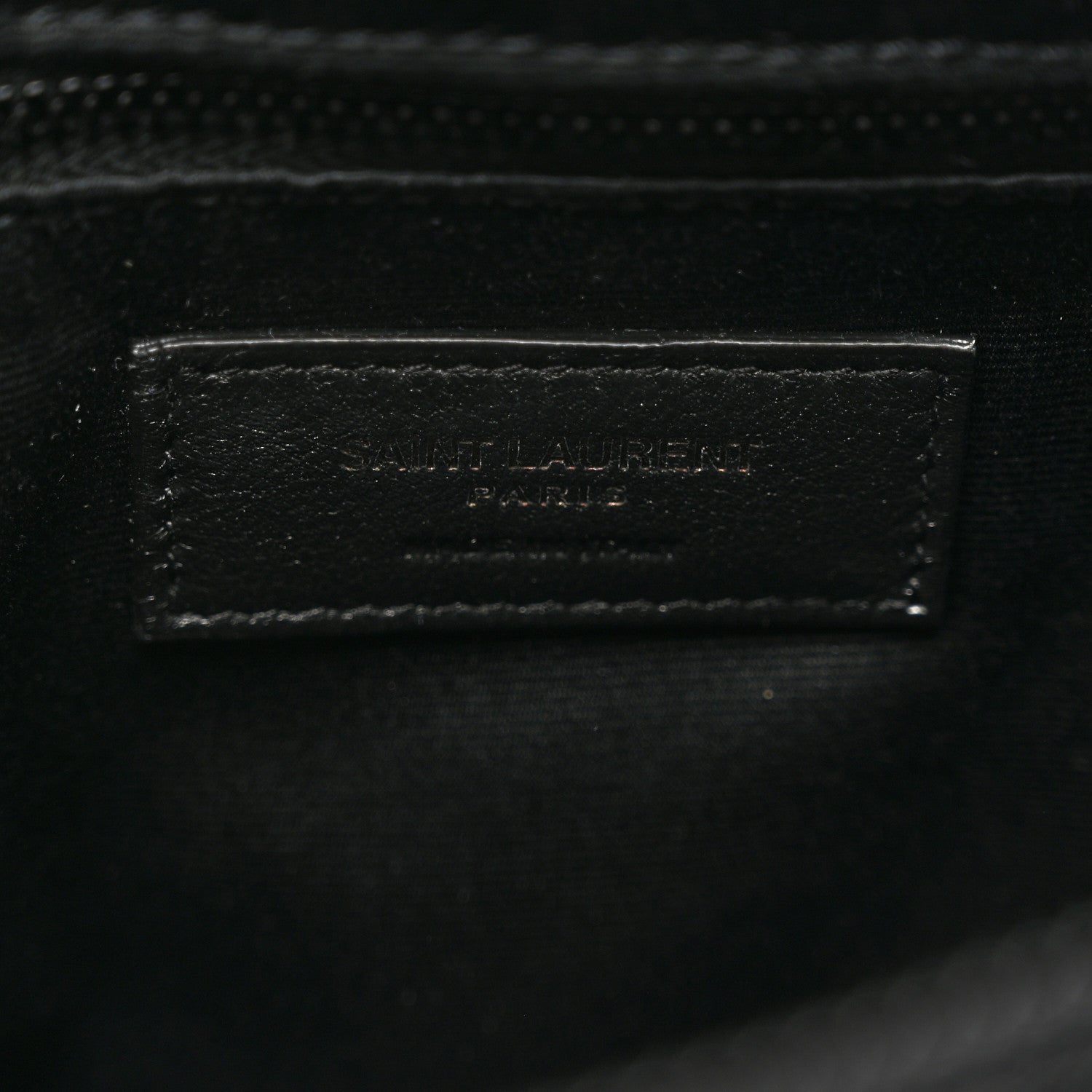 Saint Laurent Calfskin Y Quilted Monogram Monochrome Medium Loulou Chain Satchel Black 7 of 11