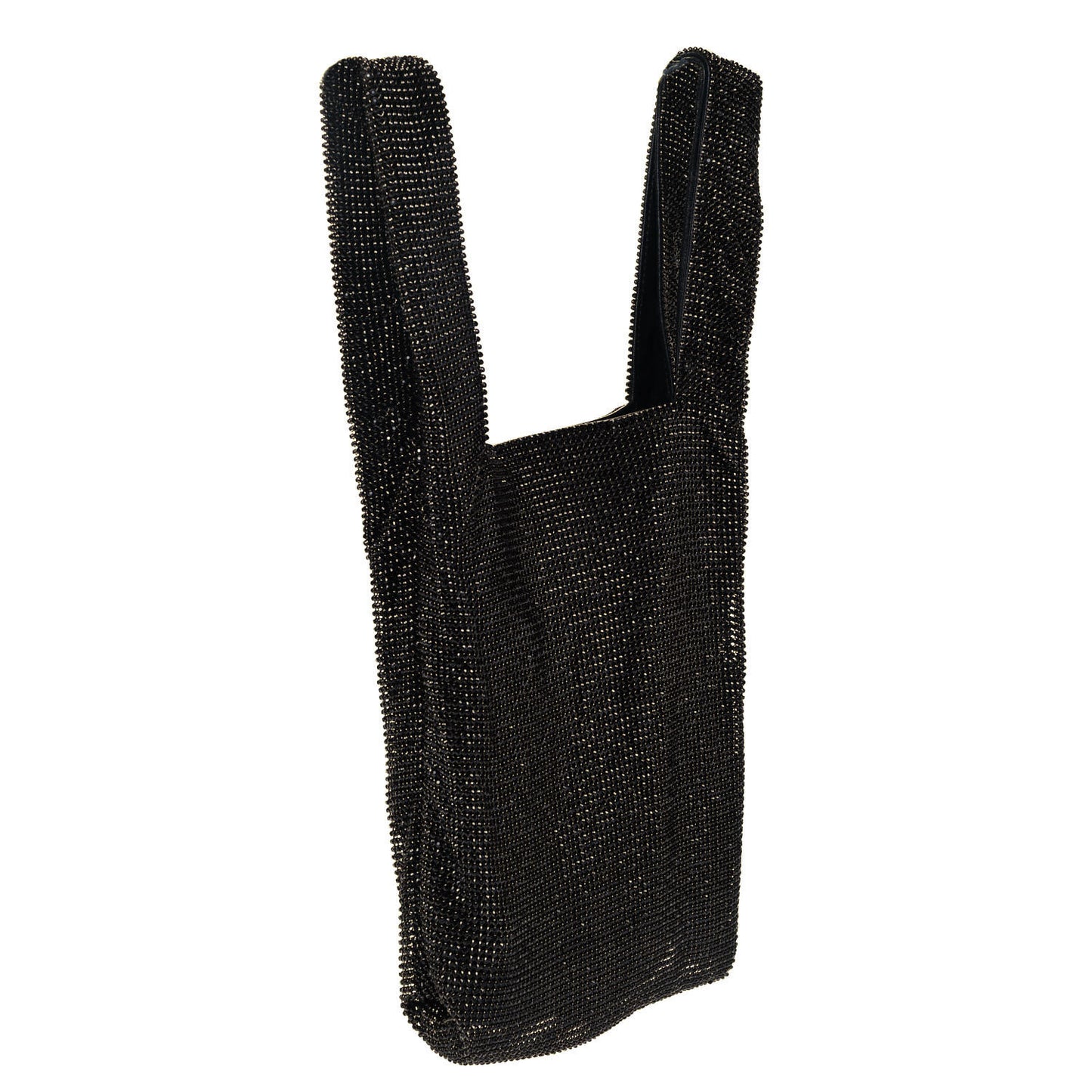 Crystal Mini Wanglock Shopper Black