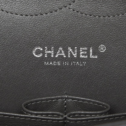 Chanel Lambskin Quilted Jumbo Double Flap Dark Grey 7 of 10
