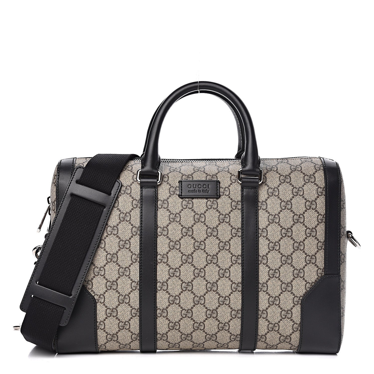 Gucci Monogram Briefcase Black 1 of 10