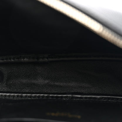 Saint Laurent Grain De Poudre Matelasse Monogram Mini Lou Camera Bag Black 5 of 10
