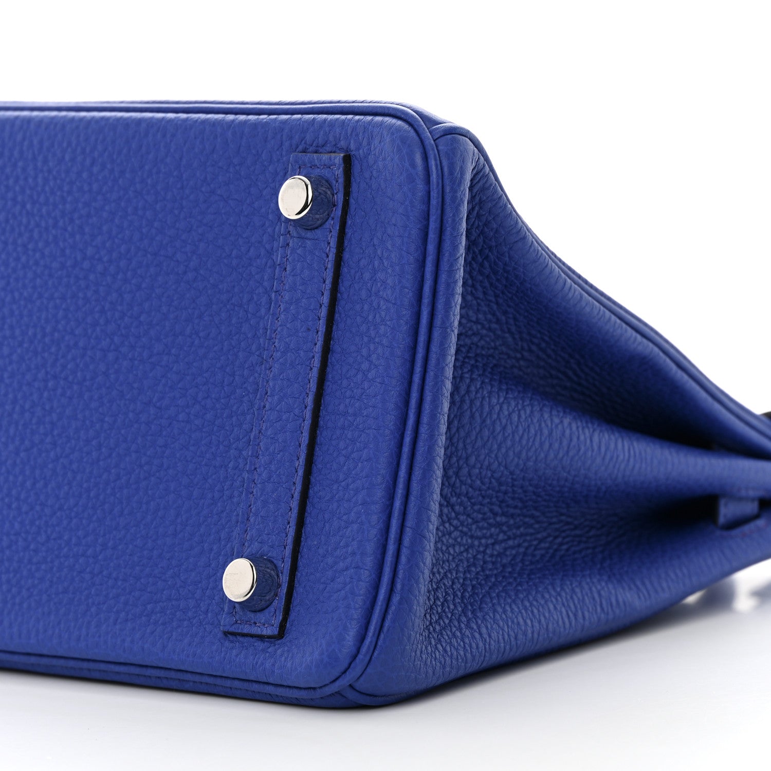 Hermes Togo Verso Birkin 25 Bleu Royal Capucine 11 of 18