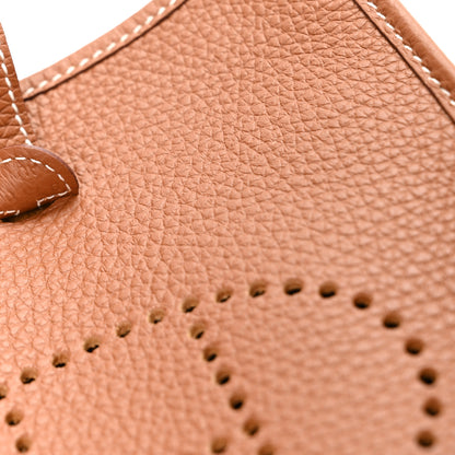 Hermes Taurillon Clemence Evelyne TPM Gold 7 of 11