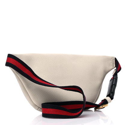 Gucci Grained Calfskin Small Logo Belt Bag White 3 of 9