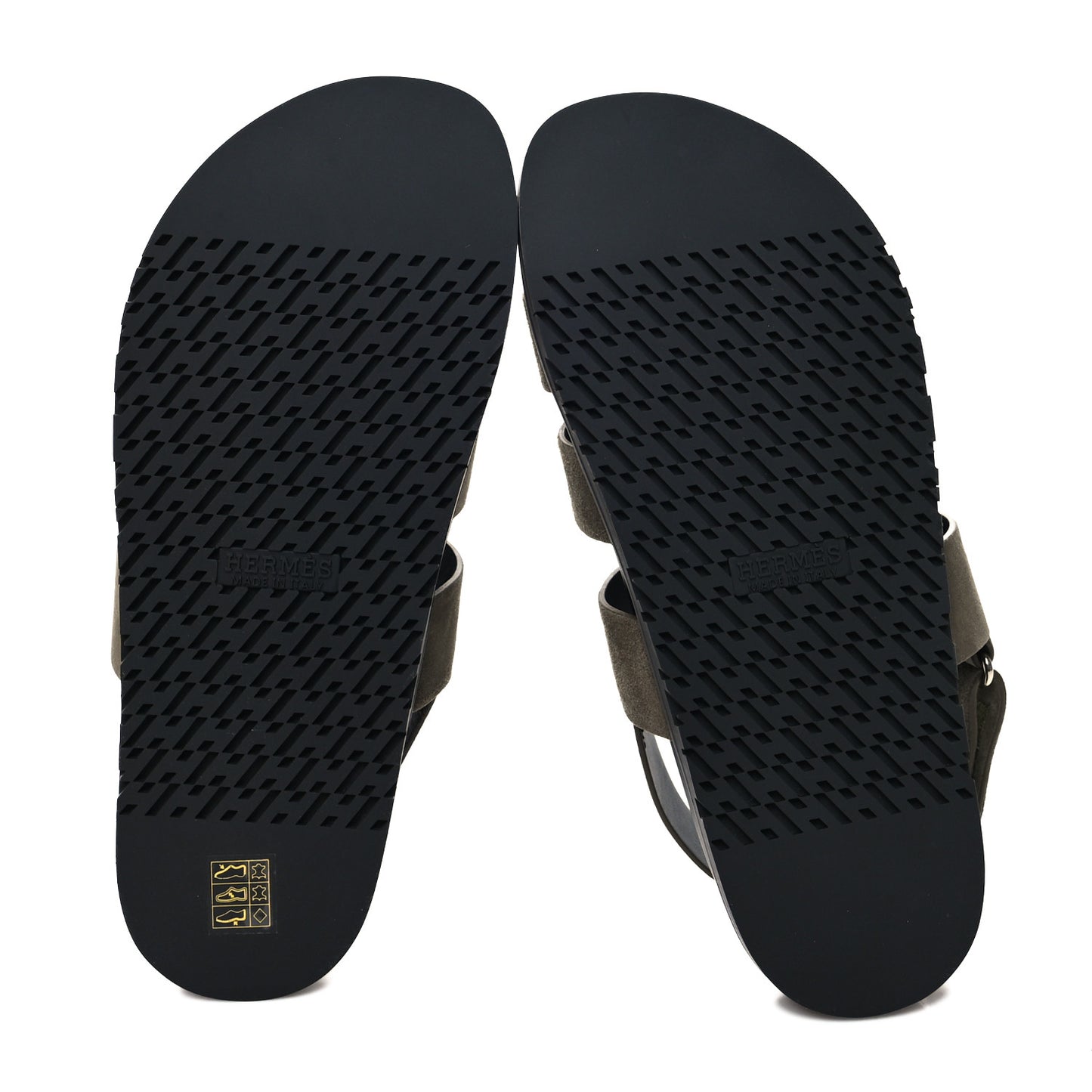 Suede Goatskin Mens Genius Sandals 42 Vert Toundra