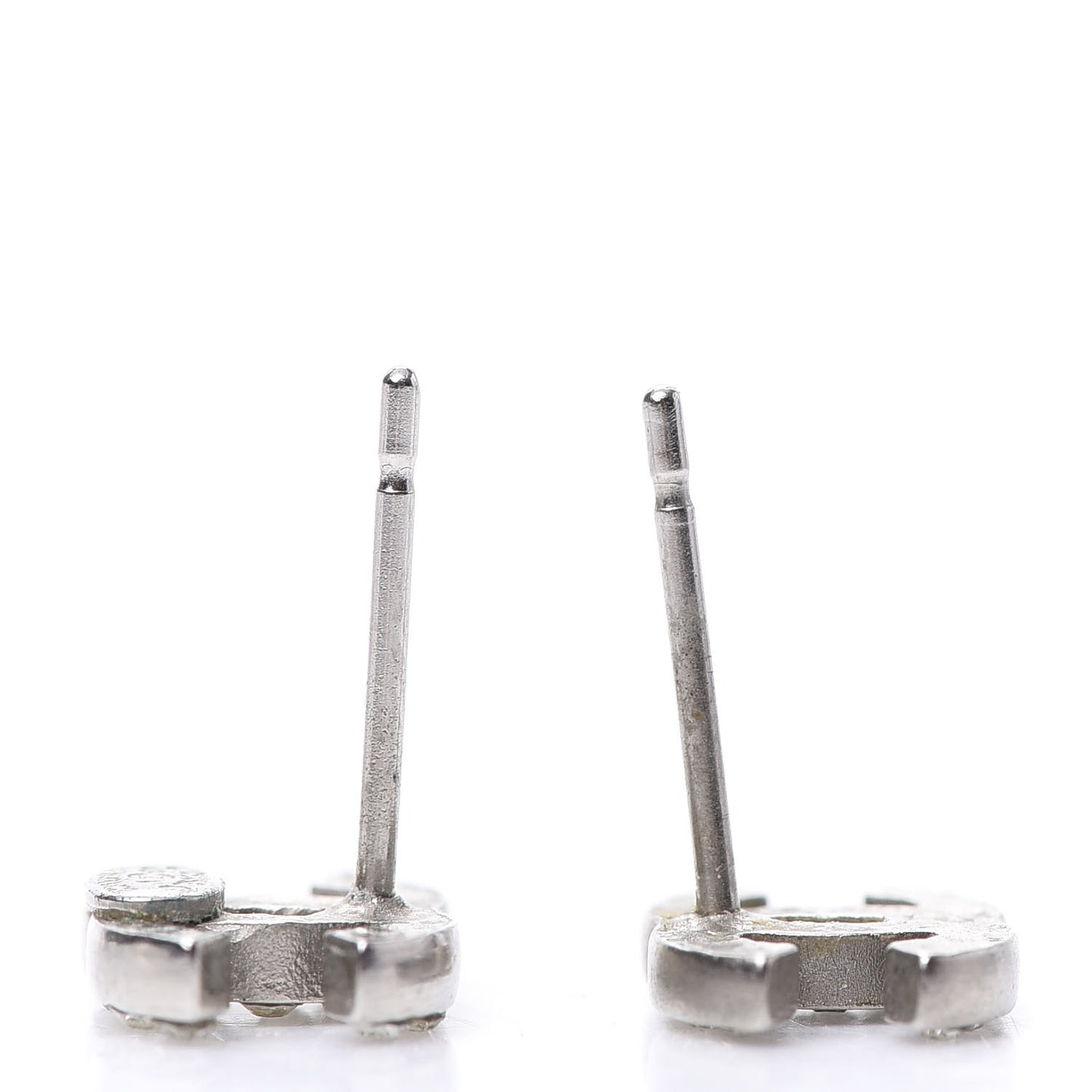 Crystal Timeless CC Earrings Silver
