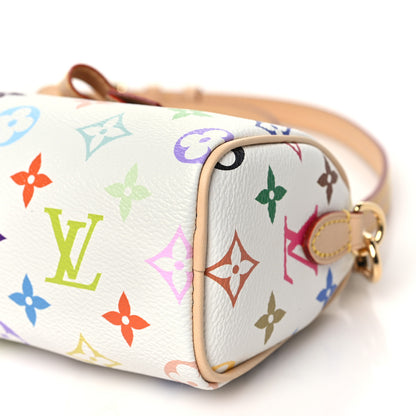 Louis Vuitton LV X TM Monogram Multicolor Nano Speedy White 9 of 10