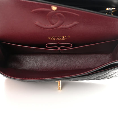 Chanel Lambskin Quilted Medium Double Flap Black 5 of 14