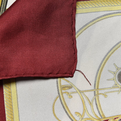 Hermes Silk Les Voitures A Transformation Scarf 90 7 of 7