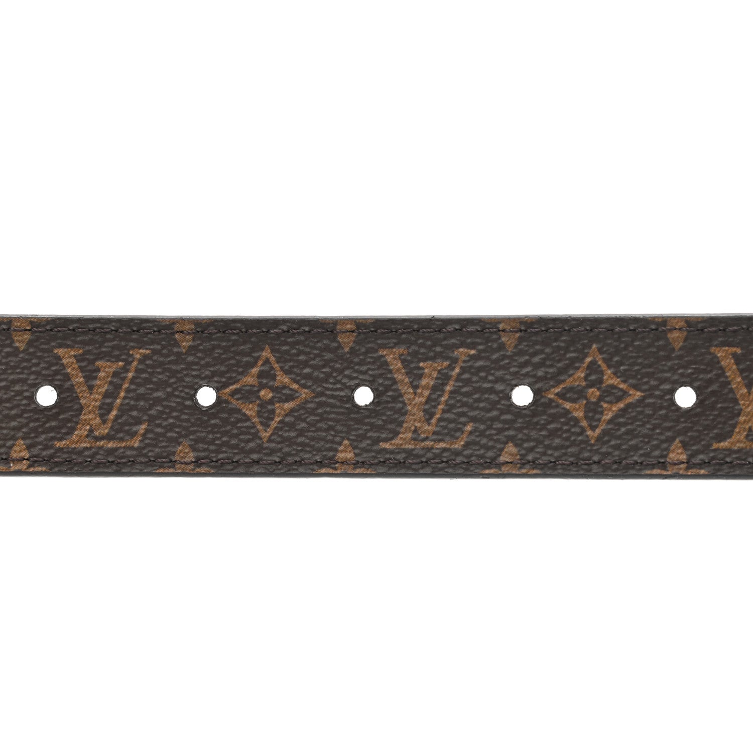 Louis Vuitton Calfskin Monogram 25mm LV Circle Reversible Belt 90 36 Black 3 of 5