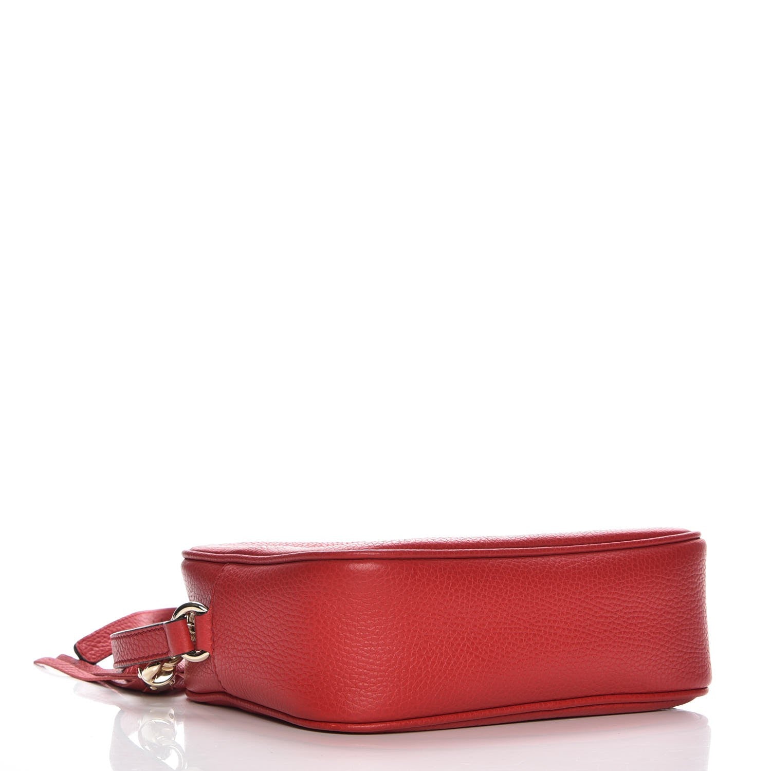 Gucci Pebbled Calfskin Small Soho Disco Bag Tabasco Red 4 of 7