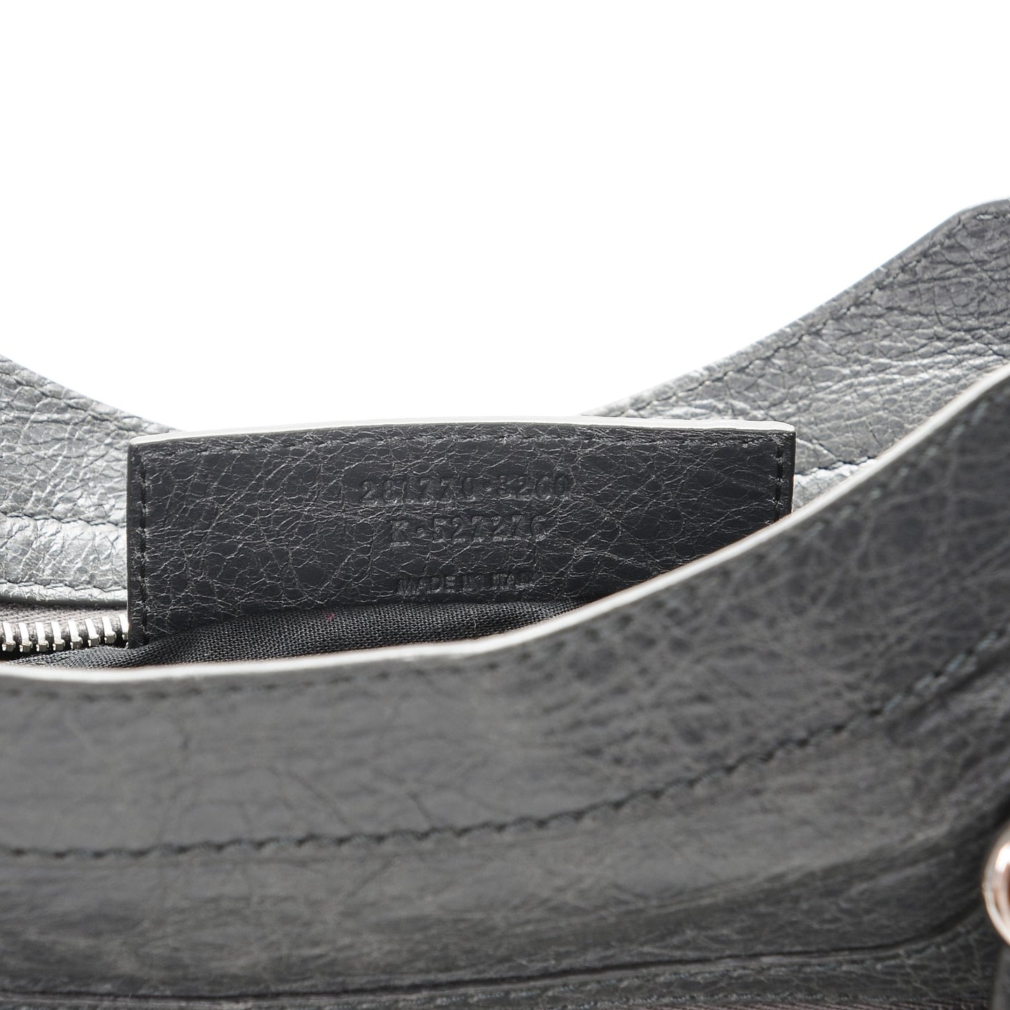 Agneau Giant 12 Silver Hardware City Gris Tarmac
